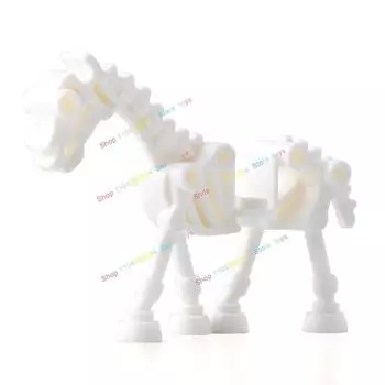 Средневековый рыцарь скелет лошадь серия животных строительные блоки собрать сцену кирпичи игровой образовательный детские игрушки