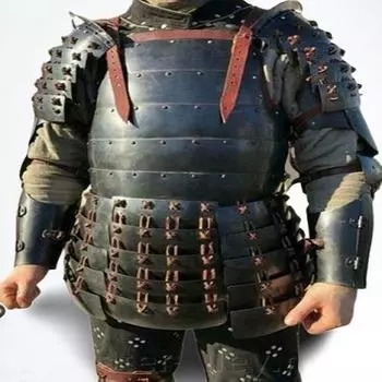Средневековый рыцарь-воин, японский доспех на половину тела с кирасой, наплечники, лучшие подарки, товары