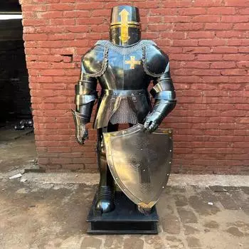 Средневековый рыцарский доспех тамплиера | Доспехи наручи | Аксессуары для косплея на Хэллоуин | Костюм для ролевой игры на Хэллоуин ~ Доспехи для ролевых игр