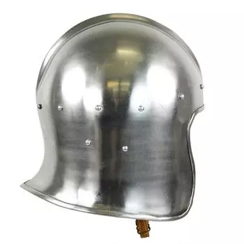 Средневековый шлем Барбута - сталь 18 калибра для косплея LARP Reenactment