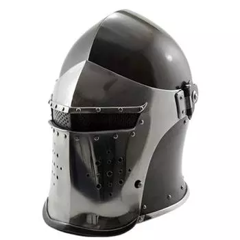 Средневековый шлем Барбути, шлем для ролевых игр, ночной шлем, однотонный стальной шлем 18 калибра, шлем Барбути с козырьком, шлем викинга, лучший подарок на Хэллоуин