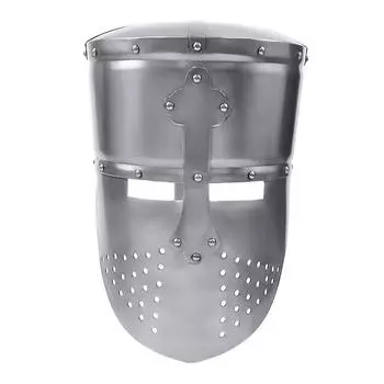 Средневековый шлем тамплиера 18-го калибра, XIV век