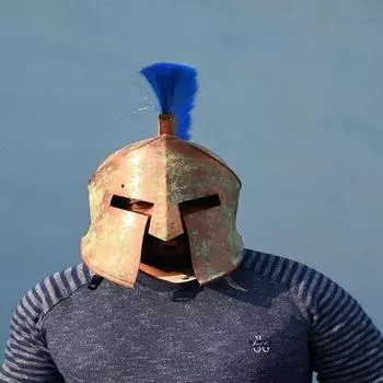 Средневековый спартанский шлем 300, рыцарский шлем, броня, защита шлема, индивидуальная историческая броня для костюма для косплея