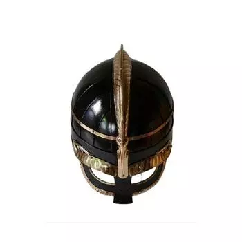 Средневековый стальной шлем, шлем Веделя или шлем викинга, музейный рыцарский шлем