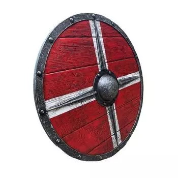 Средневековый викинг Айвор Вальхалла Ворон Аутентичный боевой викингский щит Рыцарь Вальхалла Щит Настенный декор