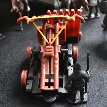 Средневековый замок, игрушечные рыцари, катапульта, солдаты, фигурки пехоты, игровой набор, история