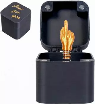 Средний палец в коробке, прикольные подарки на Рождество, забавные подарки, подарки в виде белого слона для взрослых, шутка-прикол, необычные подарки для мужчин