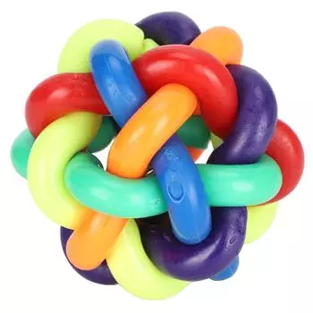 Средний размер цветной мяч, разобранный игрушечный мяч для детей и домашних животных, мягкий сжимаемый игрушечный мяч