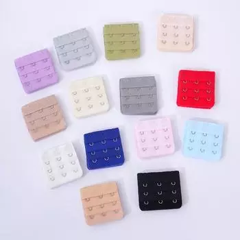 Средний удлинитель бюстгальтера из нержавеющей стали с 3 рядами и 3 пряжками, 5,0 см