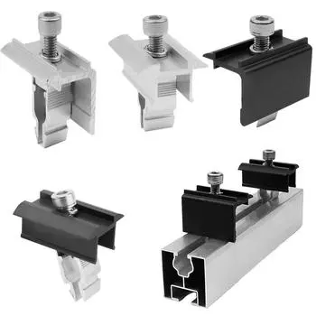 Средний зажим 1 шт., 50 мм, черный, нержавеющая сталь, цинковый сплав Middle clip sliver