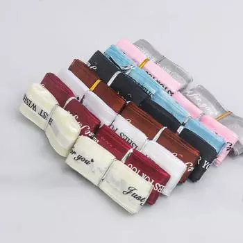 Средняя атласная кромка пряжа шифон лента алфавит цветок упаковочная лента коробка для торта подарочная лента ответ прозрачная лента бант DIY цветок ручной работы 2.5cm*3m