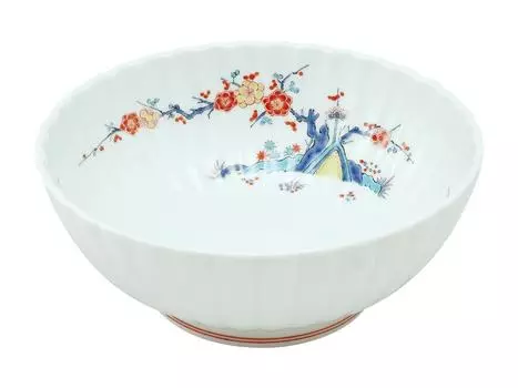 Средняя миска Yamashita Crafts Kakiemon Photo Plum x H8 см, кондитерская миска Arita Ware в форме хризантемы в подарочной коробке 45026590 21