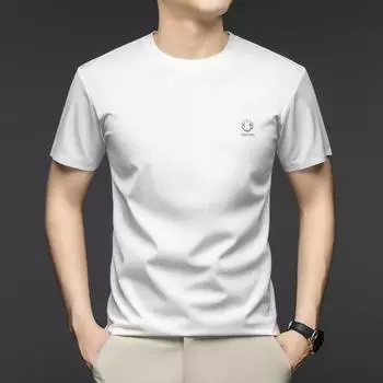 Средняя зеленая нижняя рубашка мужская футболка с круглым вырезом дышащая повседневная футболка с короткими рукавами с принтом M