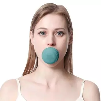 Средства для похудения лица Декольте Мышцы лица Линия подбородка Двойной подбородок Жевательная резинка Маленькое V-образное лицо Изысканная кожа лица Тренажер для укусов зелёный