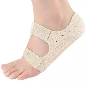 Средства по уходу за ногами Рукава для поддержки свода стопы Амортизаторы для ног Унисекс Подушечки для свода стопы Путешествия L чёрный