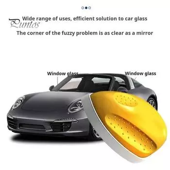 Средство для чистки автомобильных стекол, средство для удаления масляной пленки, защитная жидкость для очистки без разводов, бытовая чистящая мышь для автомобильных стекол жёлтый