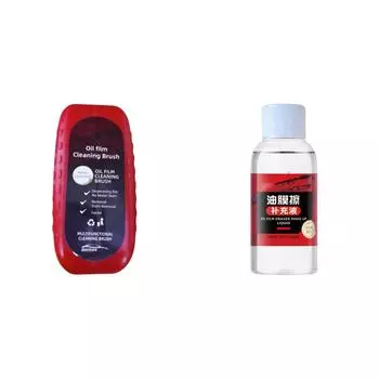 Средство для чистки автомобильных стекол удаляет грязь, эффективно удаляет масляную пленку и пятна на лобовом стекле