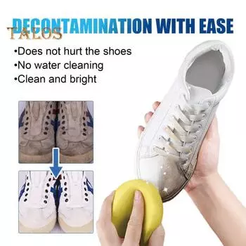Средство для чистки обуви Экологически чистые безопасные ингредиенты Не требуется вода Быстродействующая эффективная белая пена для чистки обуви Пятно белый