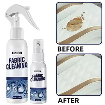 Средство для чистки салона автомобиля, мытье потолка, автокресло, фланелевая тканая ткань, безводный сильный чистящий спрей, средство для чистки ковров