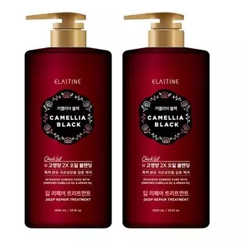 Средство для глубокого восстановления Elastine Camellia Black, 1 л, 2 шт.