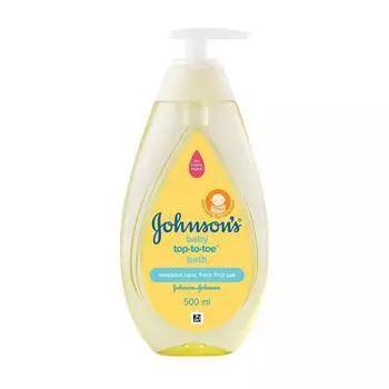 Средство для купания новорожденных (500 мл), Baby Top-to-Toe Baby Bath, Johnson’s Baby