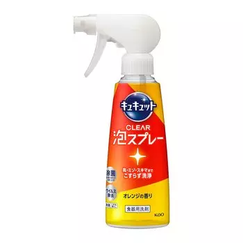 Средство для мытья посуды Cucute CLEAR Foam Spray. Глубоко очищает бороздки и щели, не имеет запаха апельсина. 280 мл. Чистка!