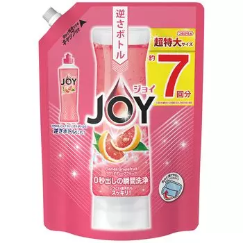 Средство для мытья посуды Joy Compact с ароматом грейпфрута от Florida, сменный блок, большая емкость 1065 мл