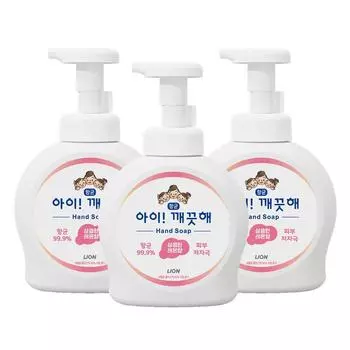 Средство для мытья рук Kids Clean, контейнерного типа, освежающий аромат лимона, 490 мл, 3 шт.