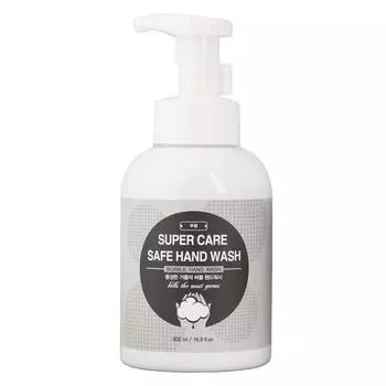Средство для мытья рук Supercare Safe, без запаха, 500 мл, 1 шт.