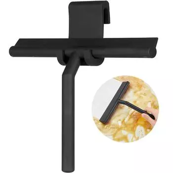 Средство для мытья стеклянных дверей, скребок для душевых стен с силиконовым держателем, скребок для чистки зеркал в ванной, очистка стекол