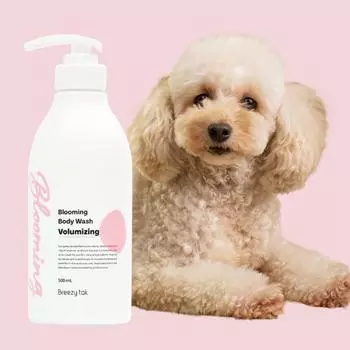 Средство для мытья тела Bridgetail Dog Blooming Volumizing с ароматом трав и мускуса, 500 мл, 1 шт, корейский шампунь для домашних животных