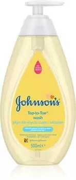 Средство для мытья тела и волос Johnson s® для малышей с головы до ног TU прозрачный