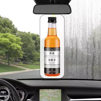 Средство для очистки масляной пленки от воды и стекол 150 мл. Внешнее чистящее средство от дождя для бокового окна