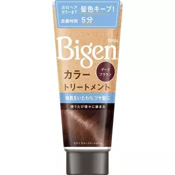 Средство для окрашивания седых волос hoyu Bigen Color Treatment Dark Brown. Краска для седых волос. После мытья шампунем промокните волосы полотенцем.. 2. Применить сервер