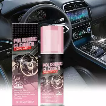Средство для полировки салона автомобиля, полировка салона, дезактивация, техническое обслуживание, полировка 100 мл One Size