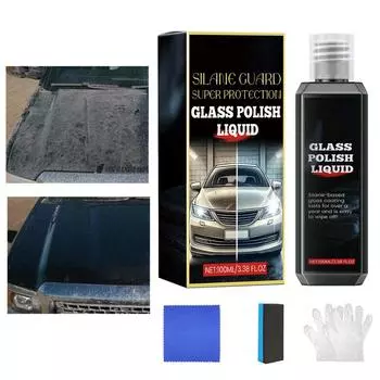 Средство для распыления покрытия Ceramic Auto Glass Polish 100 мл Суперзащитное средство для мытья окон Быстро и легко восстанавливает прозрачность стекла