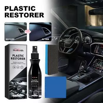 Средство для ремонта автомобильного пластика, средство для внутренней защиты салона, средство для удаления царапин с тряпочной губкой, набор для восстановления пластиковых деталей, набор покрытий для ремонта автомобильного пластика