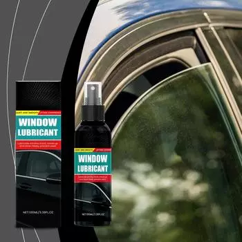 Средство для шумоподавления автомобильных окон, долговечное, гладкое, антивозрастное, поднимающее и предотвращающее шум, чистящее средство для стекол 100 мл One Size чёрный