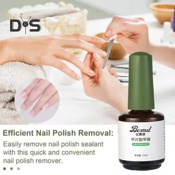 Средство для снятия гелевого лака Простое в использовании, не вызывающее раздражения средство для снятия лака Эффективное средство для снятия гелевого лака с безопасными ингредиентами Подарок для любителей нейл-арта зелёный