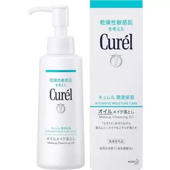 Средство для снятия макияжа Japan Curel Oil 5,1 жидких унций (150 мл) Рекомендации по японской косметике, 1 шт.