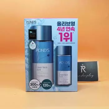 Средство для снятия макияжа с губ и глаз Pond s Clear Spa, основной продукт 300 мл + 120 мл
