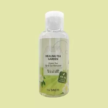 Средство для снятия макияжа с губ и век Saem Healing Tea Garden Green Tea 150 мл, 1 шт.