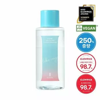 Средство для снятия макияжа с губ и глаз Kiss me Gentle Off, большой размер, 300 мл