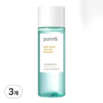 Средство для снятия макияжа с губ и глаз Point & Deep Clean, 150 мл, 3 шт.
