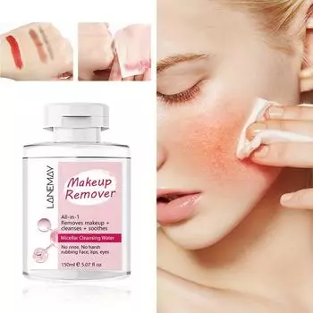 Средство для снятия макияжа с множественными эффектами Мягкое и не раздражающее средство для ухода за кожей Глубокое очищение Освежающее и нежирное 150ml