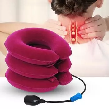 Средство для снятия мышечного напряжения Растяжитель для шеи с воздушным тракционом Безопасный и практичный королевский синий