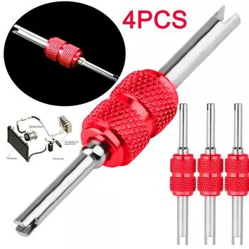 Средство для снятия сердечника клапана кондиционера из алюминиевого сплава, антикоррозионное (красный) Делавэр