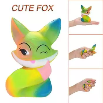 Средство для снятия стресса Squeeze Cute Fox Cream Ароматизированные медленно растущие игрушки Подарки для детей