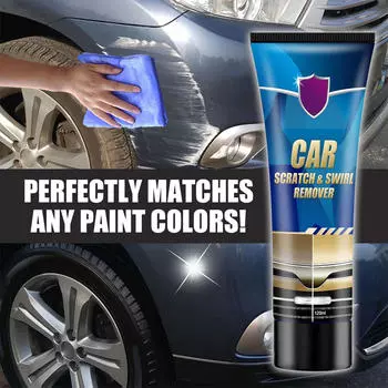 Средство для удаления автомобильных царапин и завихрений, автомобильная детализация, 120 мл, средство для восстановления польской краски для внедорожников, внедорожников no Sponge+Cloth