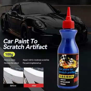 Средство для удаления царапин на автомобиле, средство для ремонта царапин с губкой, полировальный воск для ремонта царапин на автомобиле, аксессуары для автомобиля против царапин
